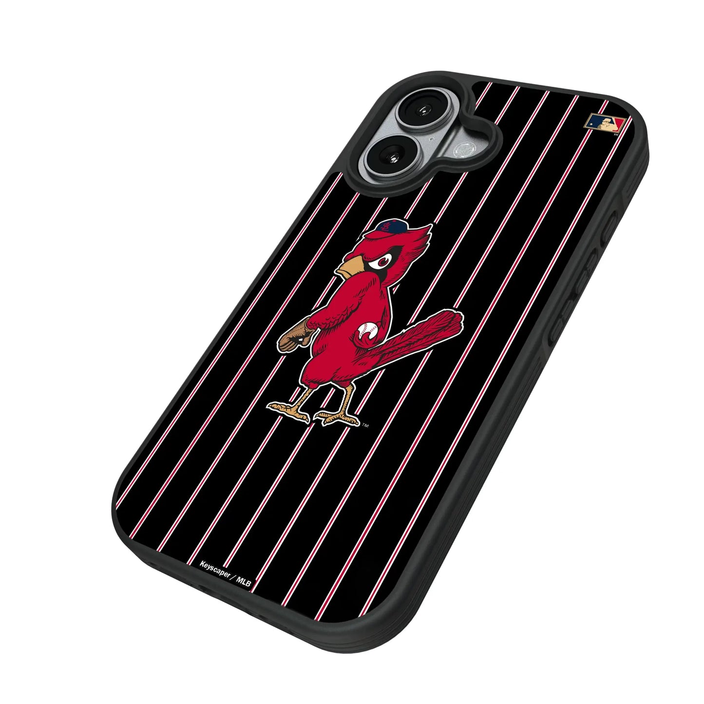 St Louis Cardinals 1950s - Cooperstown Collection Pinstripe Bump Phone Case for Apple iPhone