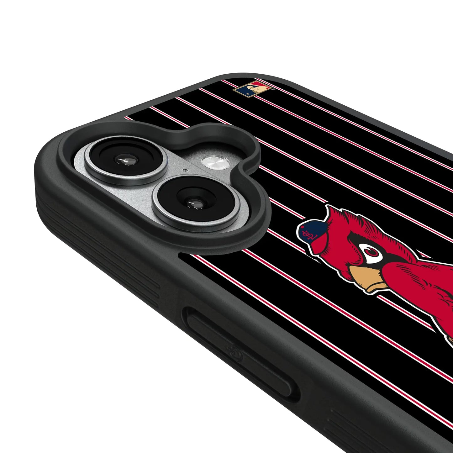 St Louis Cardinals 1950s - Cooperstown Collection Pinstripe Bump Phone Case for Apple iPhone