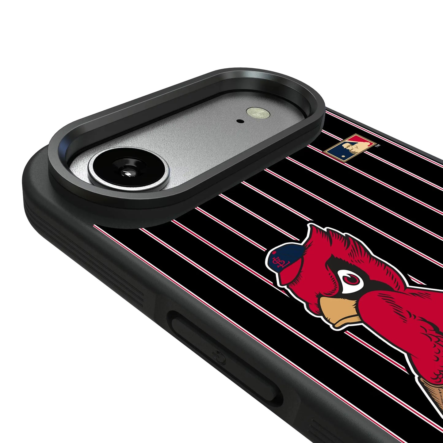 St Louis Cardinals 1950s - Cooperstown Collection Pinstripe Bump Phone Case for Apple iPhone