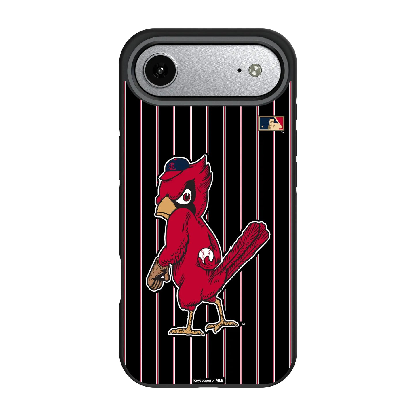 St Louis Cardinals 1950s - Cooperstown Collection Pinstripe Bump Phone Case for Apple iPhone