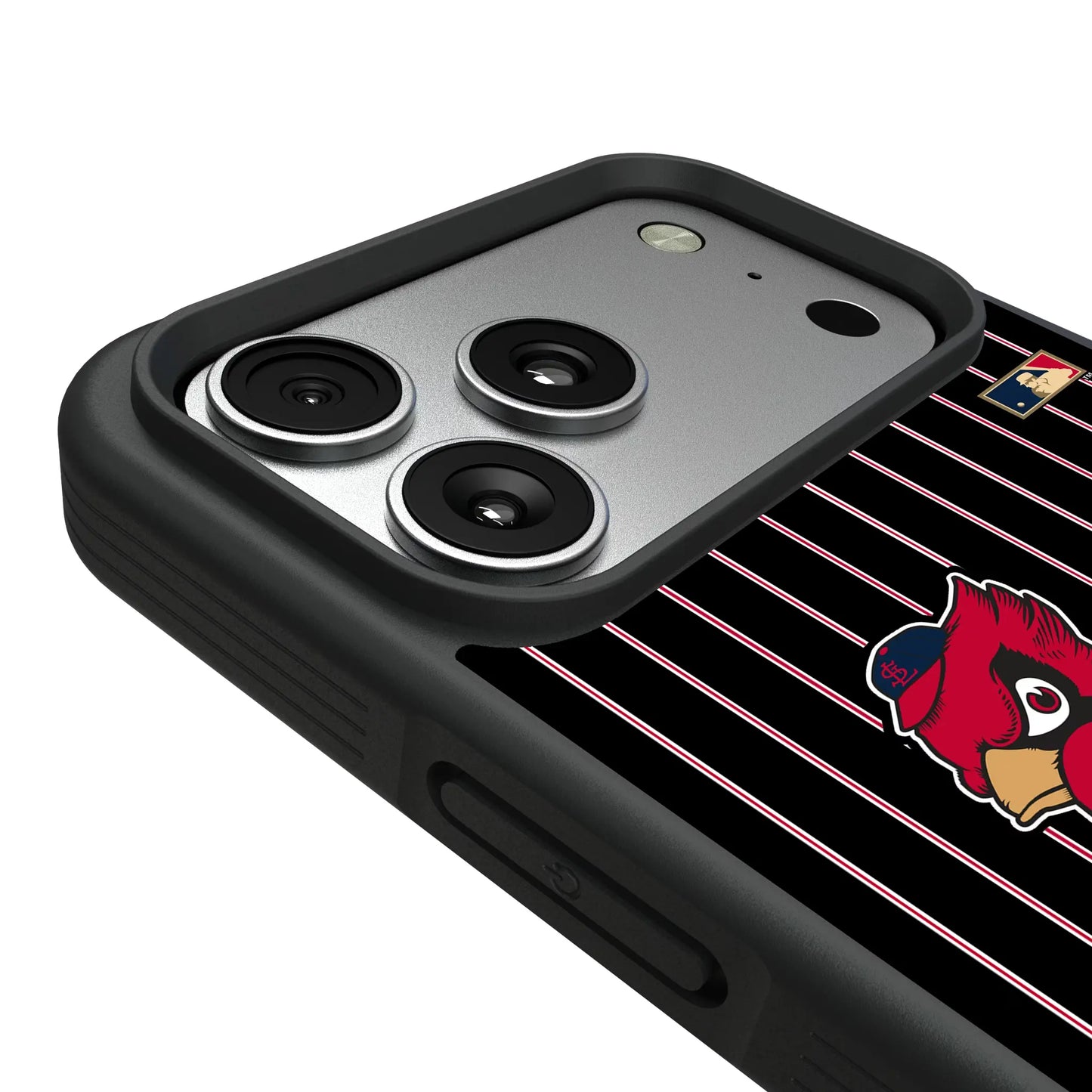 St Louis Cardinals 1950s - Cooperstown Collection Pinstripe Bump Phone Case for Apple iPhone