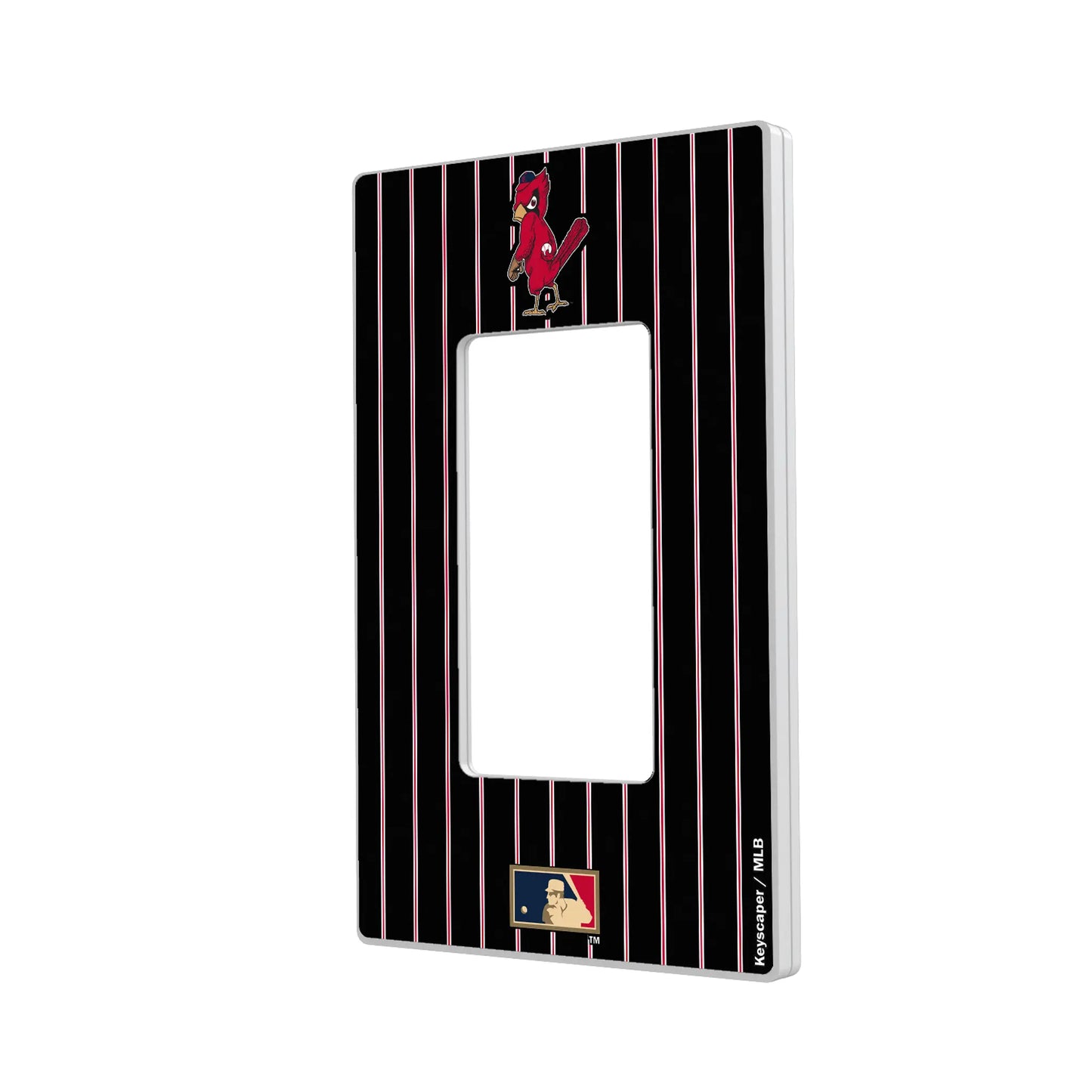 St Louis Cardinals 1950s - Cooperstown Collection Pinstripe Hidden-Screw Light Switch Plate