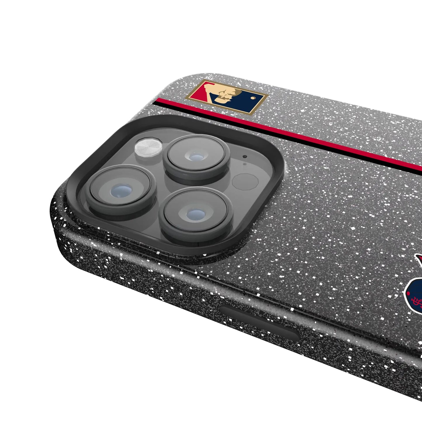 St Louis Cardinals 1950s - Cooperstown Collection Sidebar Black Bling Phone Case for Apple iPhone