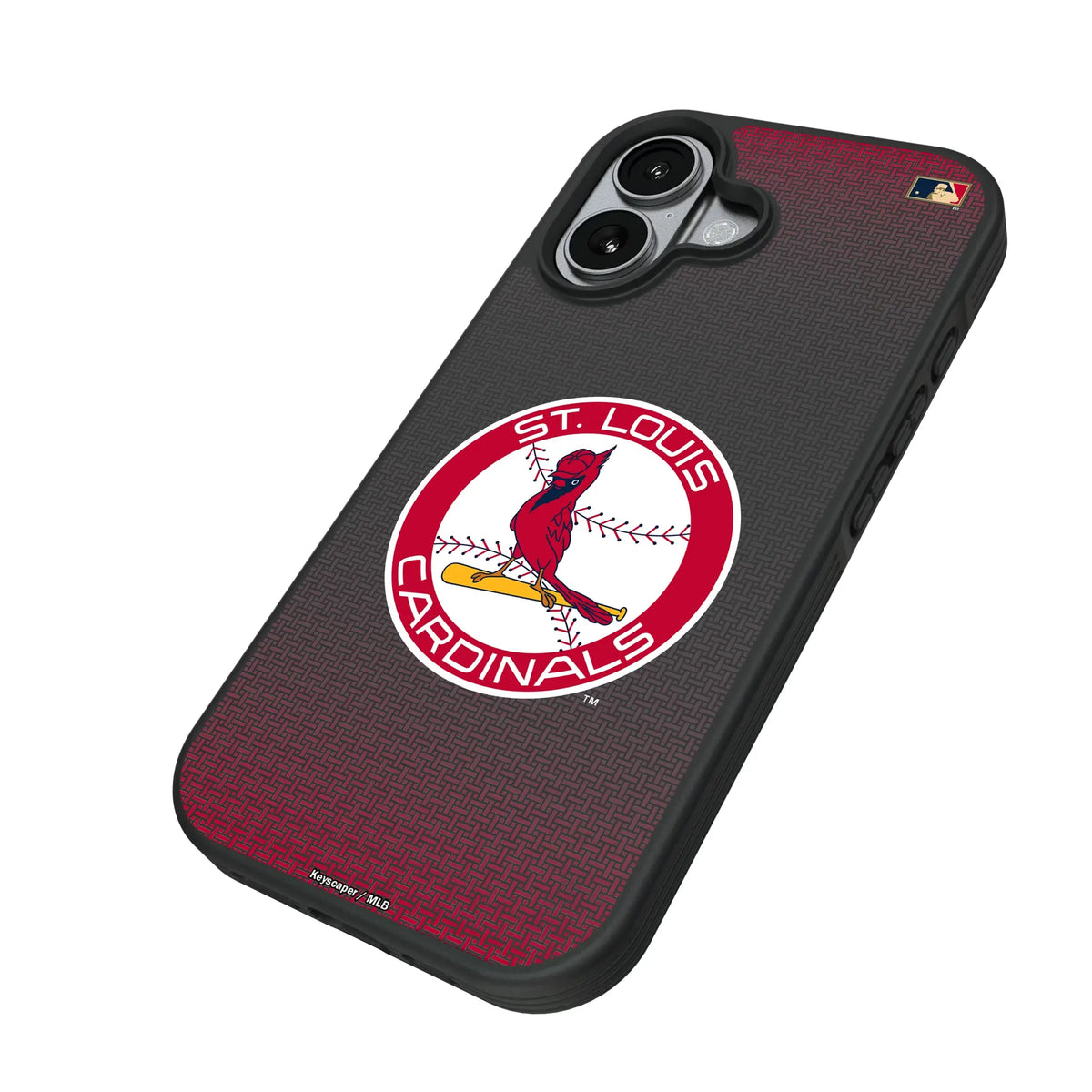 St Louis Cardinals 1966-1997 - Cooperstown Collection Linen Bump Phone Case for Apple iPhone