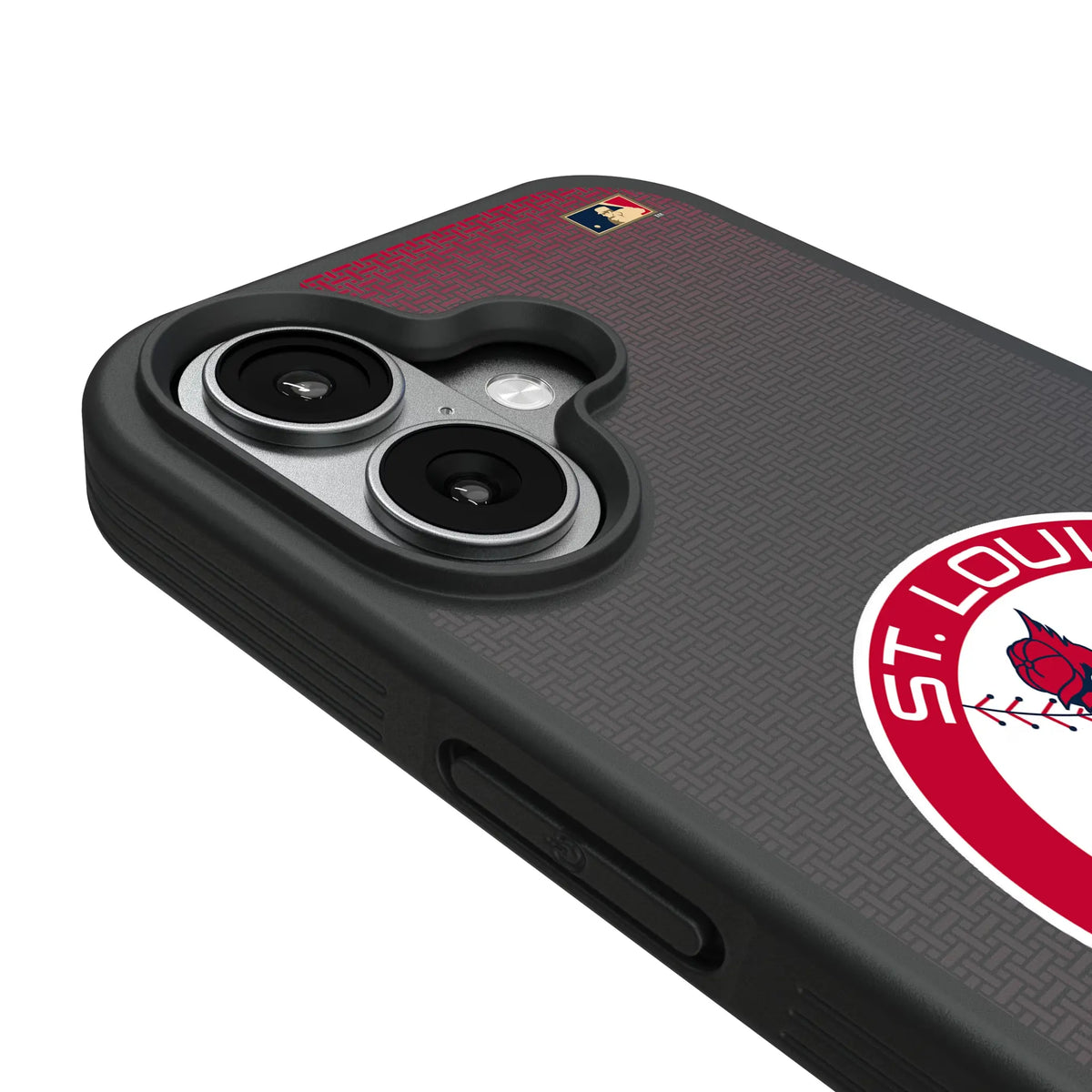 St Louis Cardinals 1966-1997 - Cooperstown Collection Linen Bump Phone Case for Apple iPhone