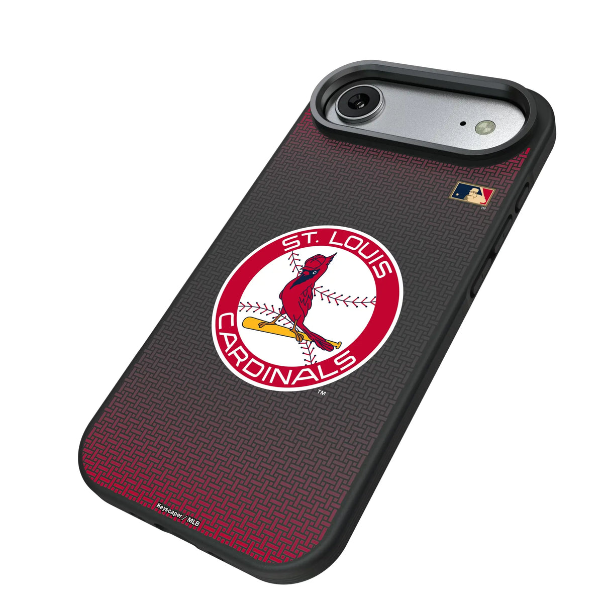 St Louis Cardinals 1966-1997 - Cooperstown Collection Linen Bump Phone Case for Apple iPhone