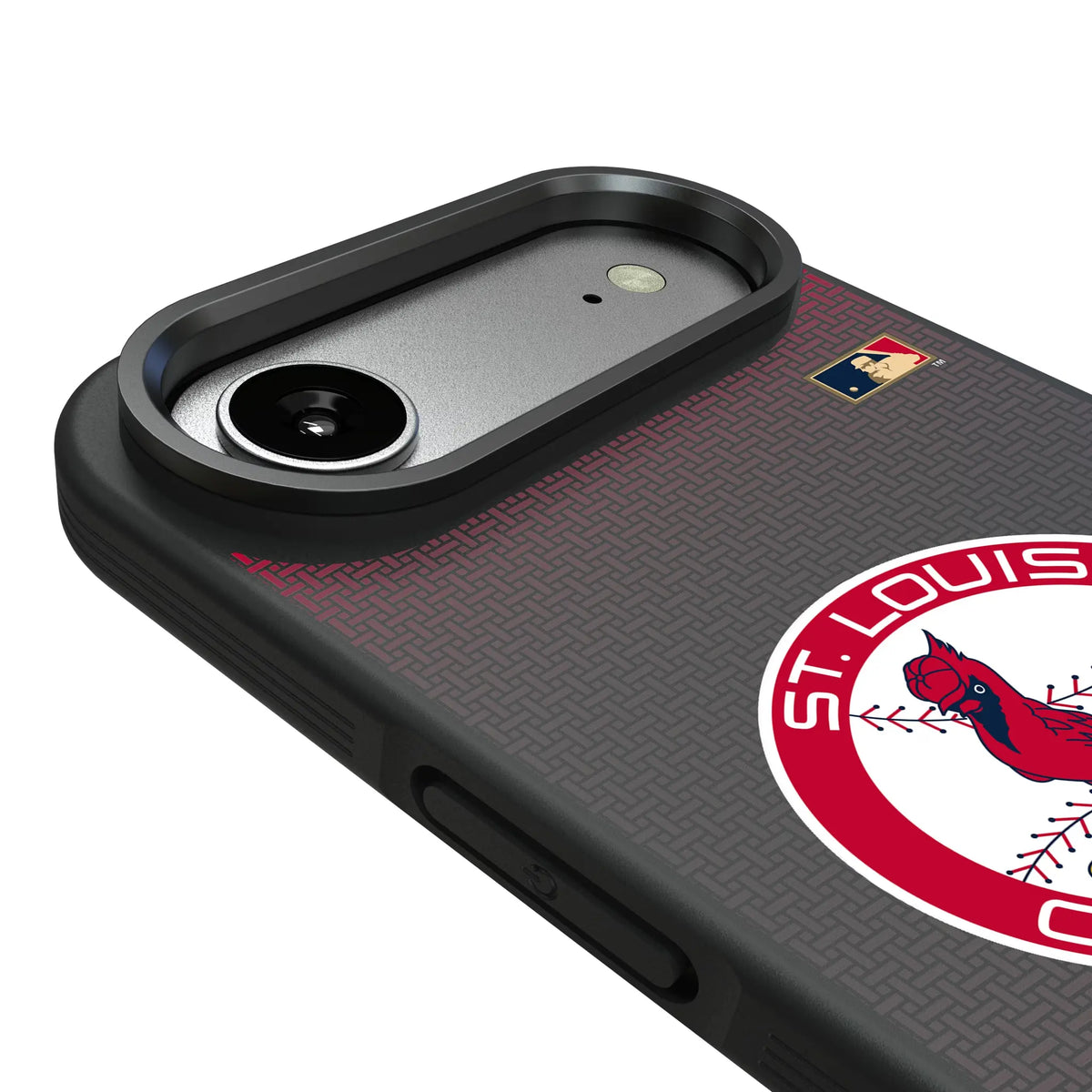 St Louis Cardinals 1966-1997 - Cooperstown Collection Linen Bump Phone Case for Apple iPhone