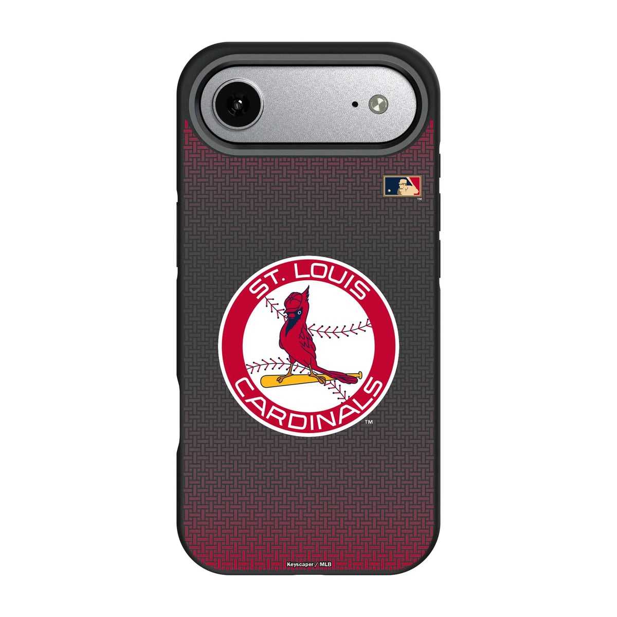 St Louis Cardinals 1966-1997 - Cooperstown Collection Linen Bump Phone Case for Apple iPhone