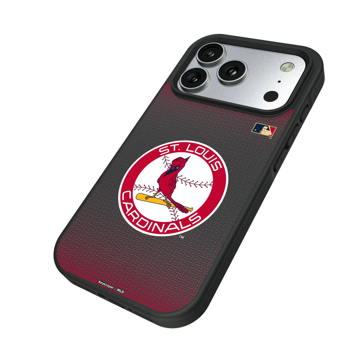St Louis Cardinals 1966-1997 - Cooperstown Collection Linen Bump Phone Case for Apple iPhone