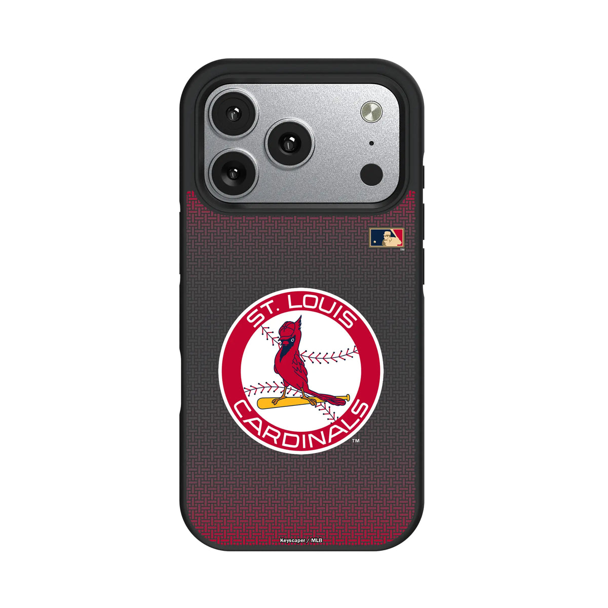 St Louis Cardinals 1966-1997 - Cooperstown Collection Linen Bump Phone Case for Apple iPhone