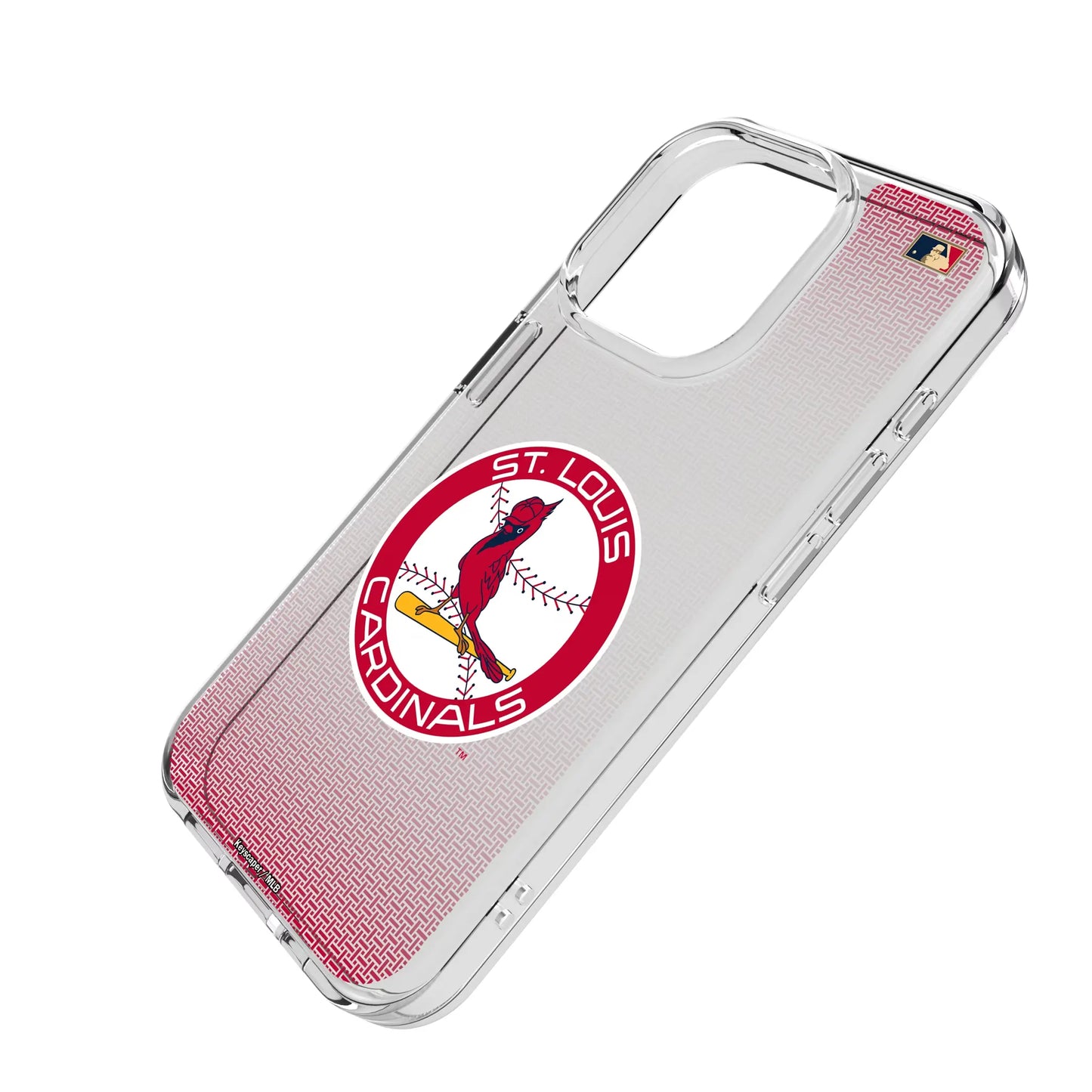 St Louis Cardinals 1966-1997 - Cooperstown Collection Linen Clear Phone Case for Apple iPhone