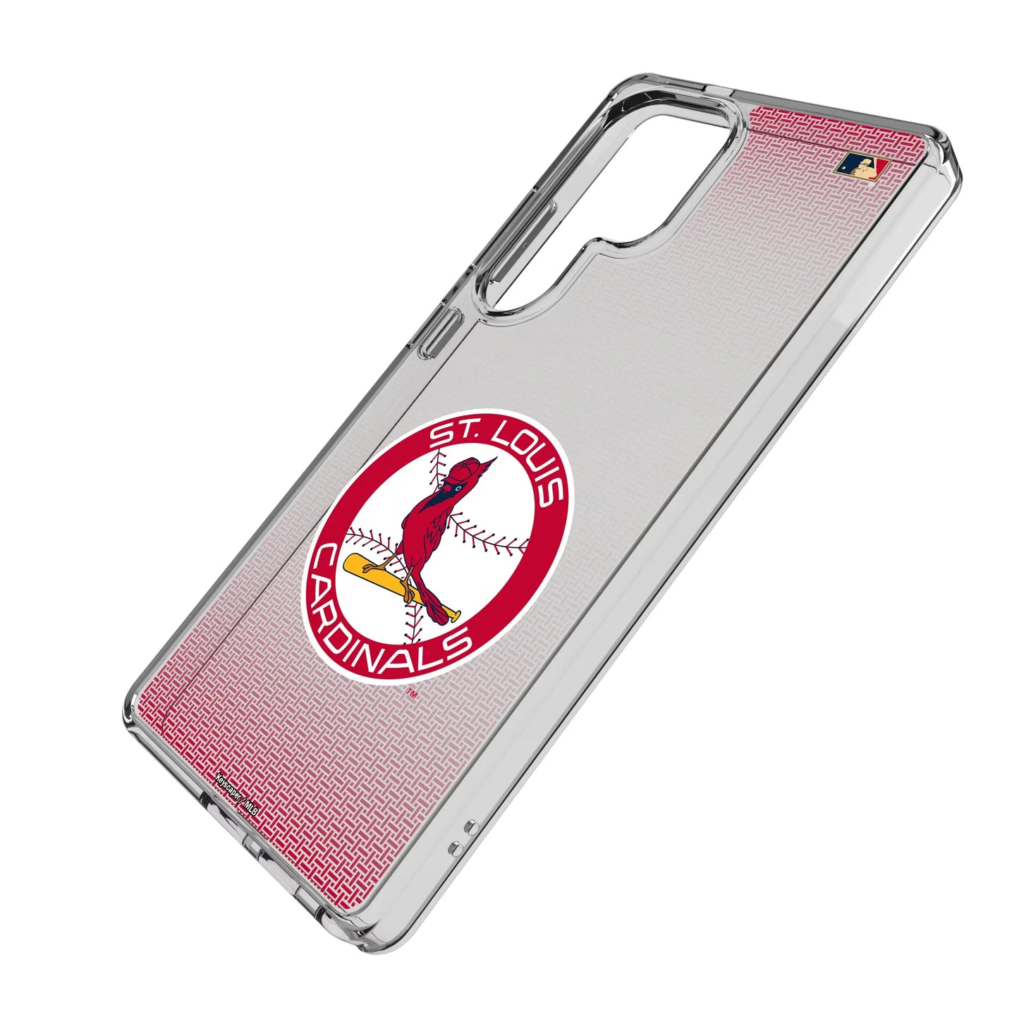St Louis Cardinals 1966-1997 - Cooperstown Collection Linen Clear Phone Case for Samsung Galaxy