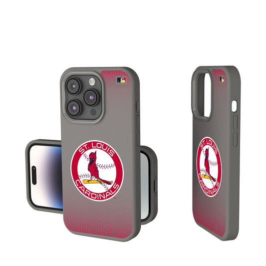 St Louis Cardinals 1966-1997 - Cooperstown Collection Linen Soft Touch Phone Case for Apple iPhone