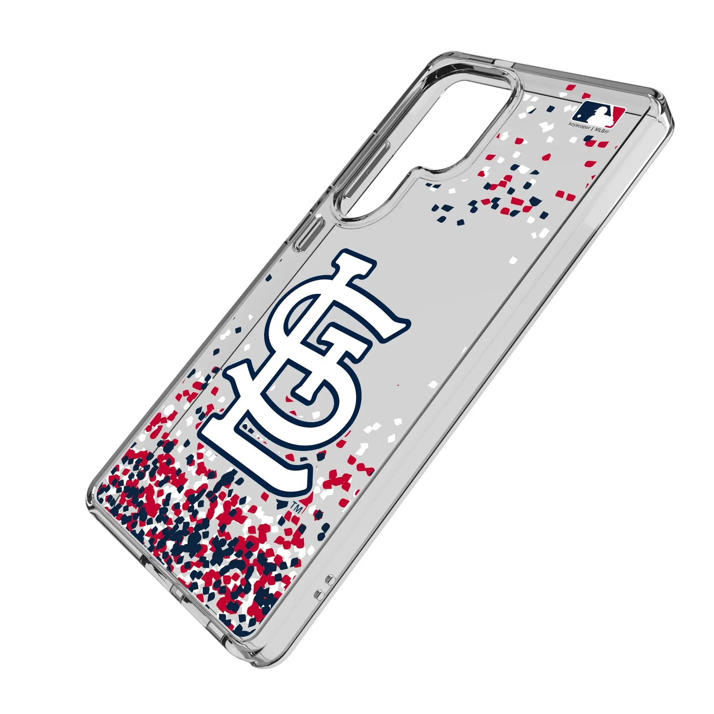 St Louis Cardinals Confetti Clear Phone Case for Samsung Galaxy
