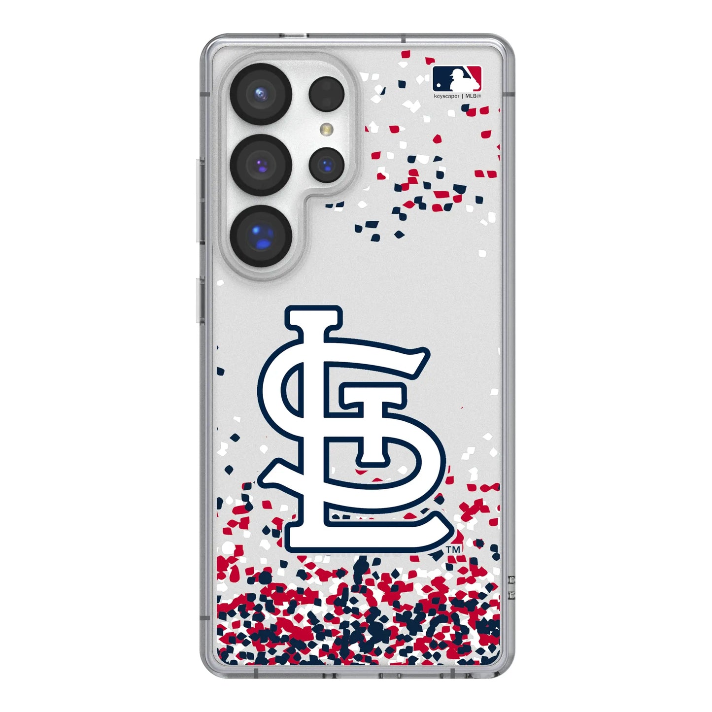 St Louis Cardinals Confetti Clear Phone Case for Samsung Galaxy