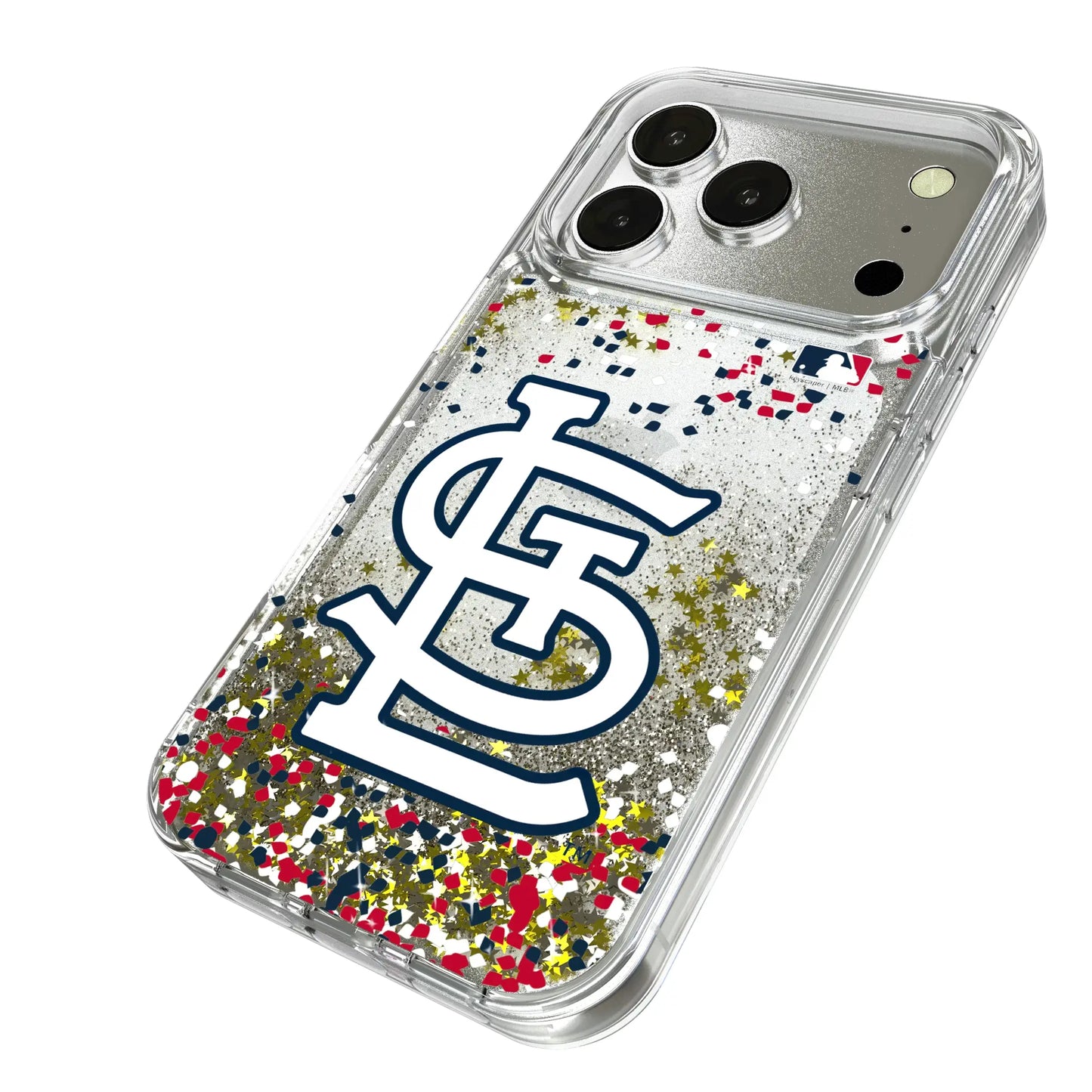 St Louis Cardinals Confetti Glitter Phone Case for Apple iPhone