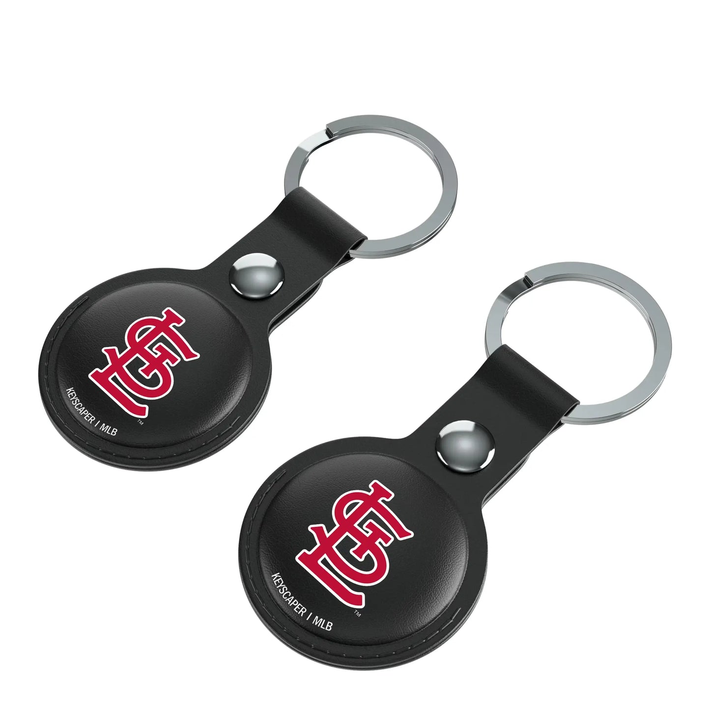 St Louis Cardinals Insignia Black Airtag Holder 2-Pack