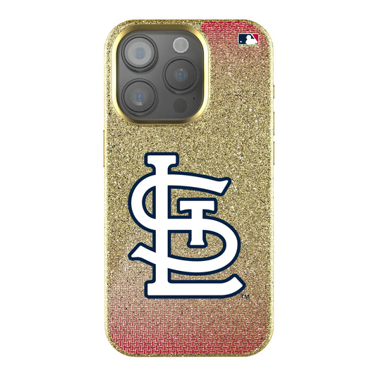 St Louis Cardinals Linen Bling Phone Case for Apple iPhone