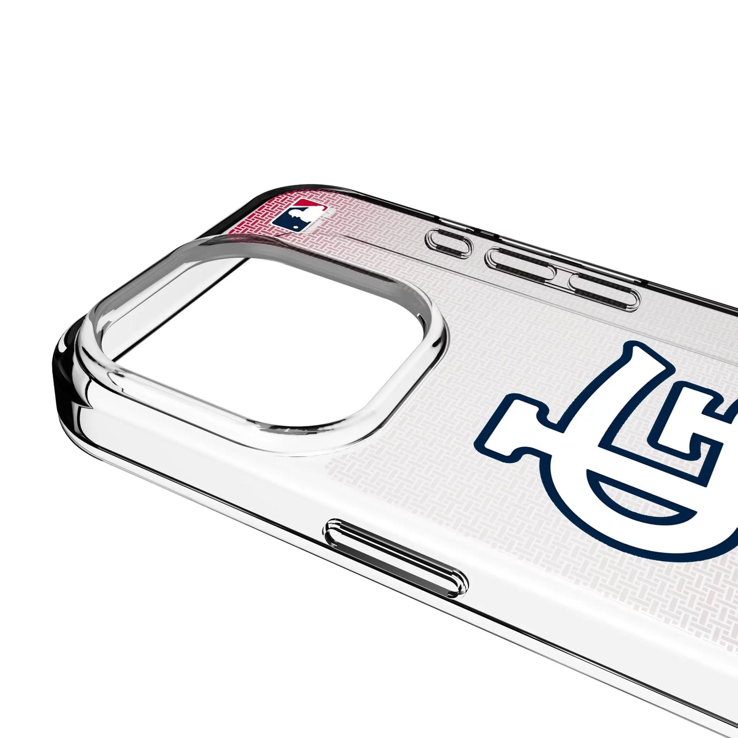 St Louis Cardinals Linen Clear Phone Case for Apple iPhone