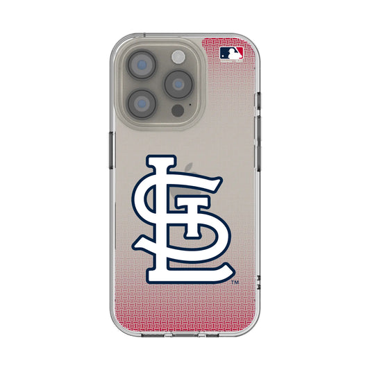 St Louis Cardinals Linen Clear Phone Case for Apple iPhone