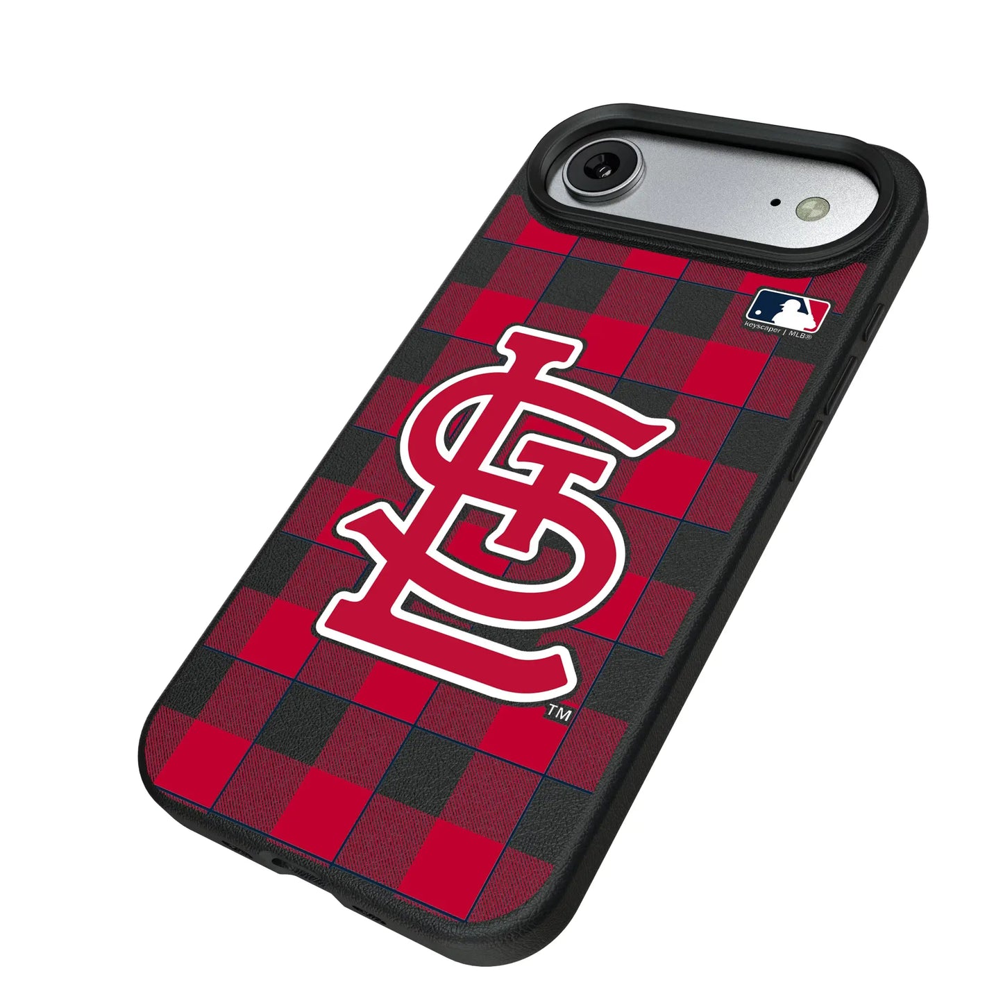 St Louis Cardinals Plaid MagSafe Compatible Phone Case for Apple iPhone