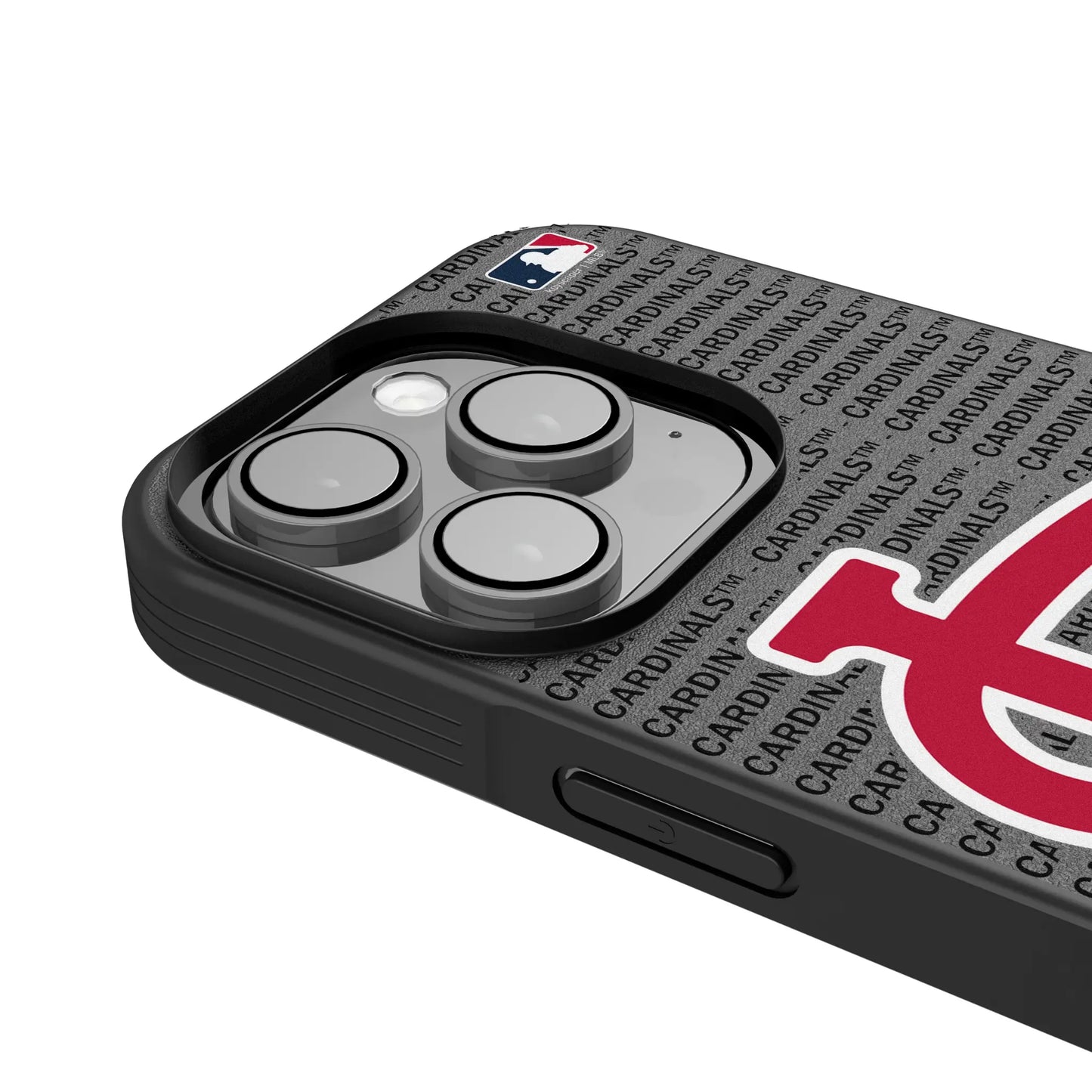 St Louis Cardinals Text Backdrop Bump Phone Case for Apple iPhone