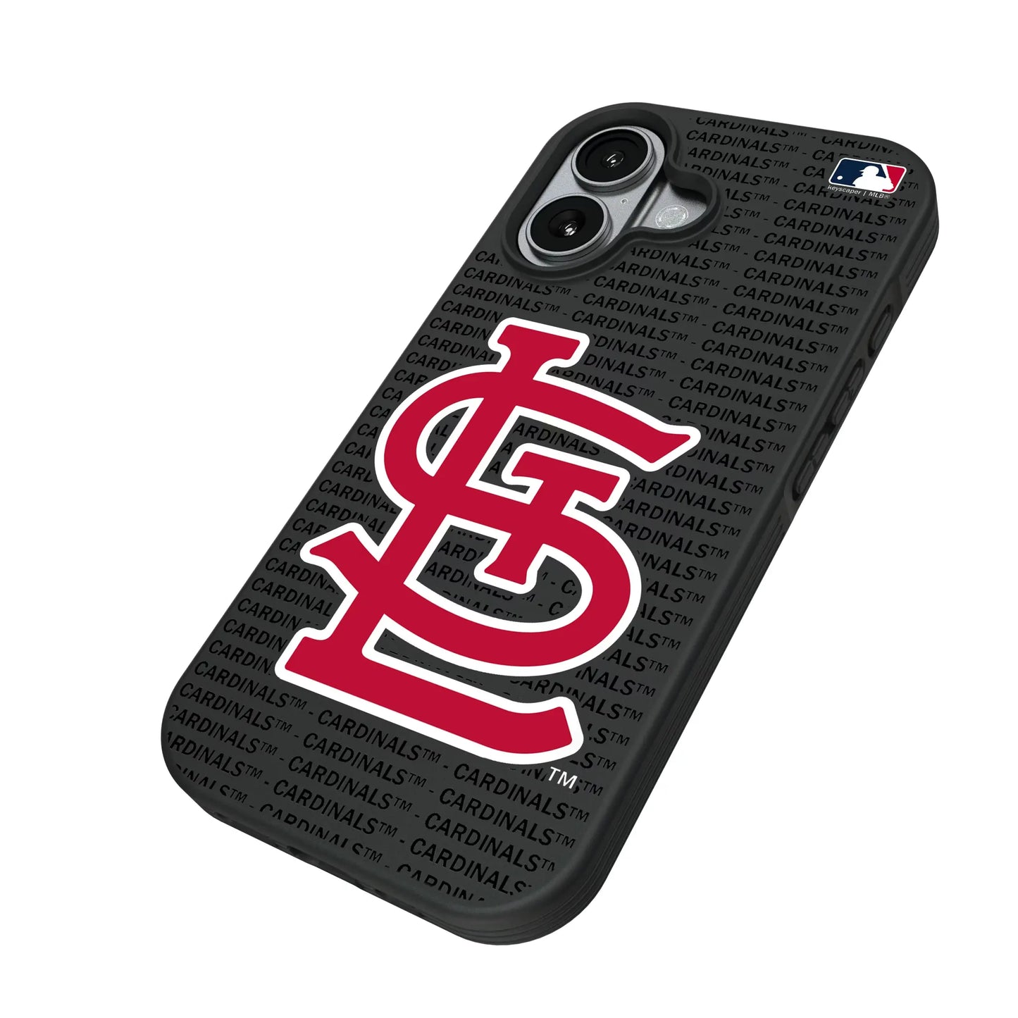 St Louis Cardinals Text Backdrop Bump Phone Case for Apple iPhone