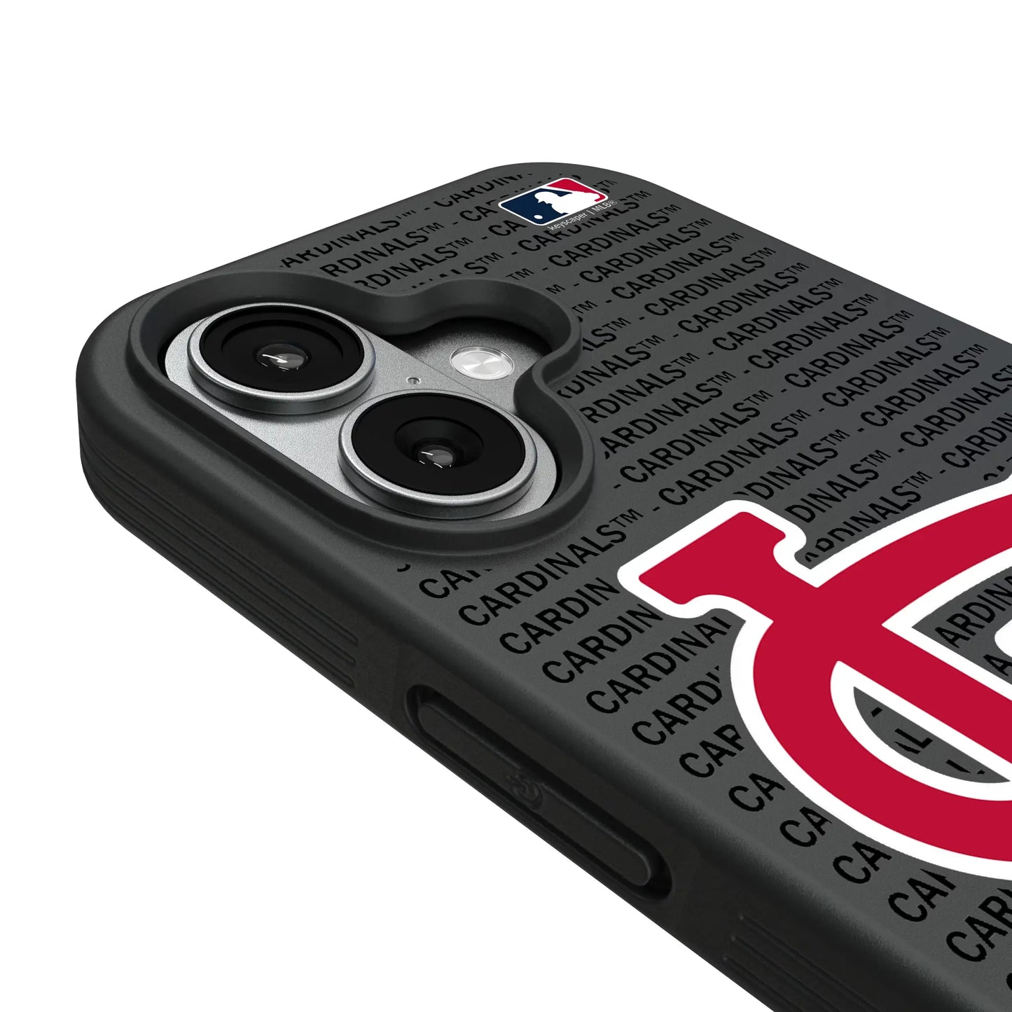 St Louis Cardinals Text Backdrop Bump Phone Case for Apple iPhone
