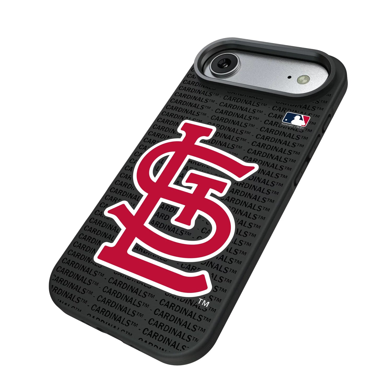 St Louis Cardinals Text Backdrop Bump Phone Case for Apple iPhone