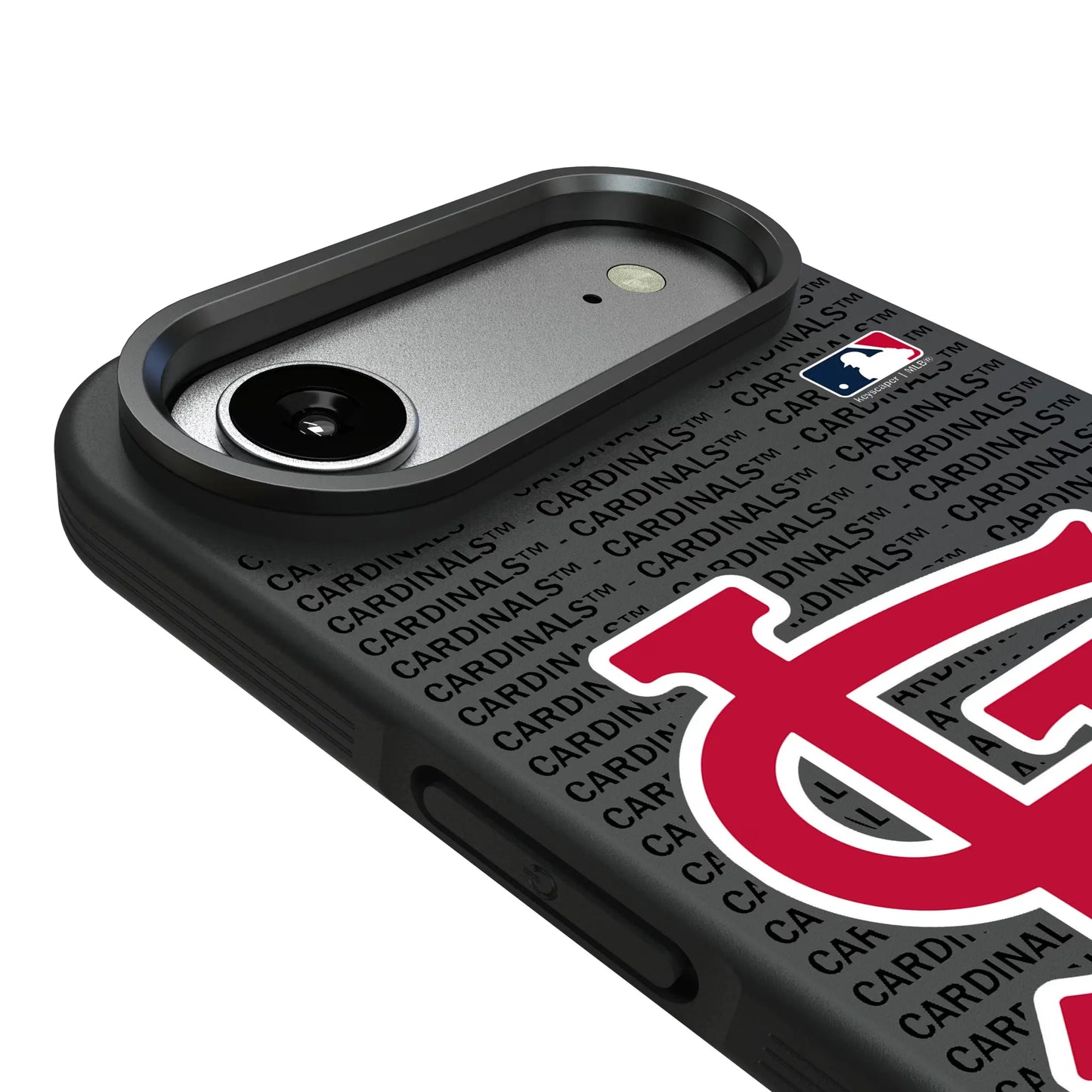 St Louis Cardinals Text Backdrop Bump Phone Case for Apple iPhone