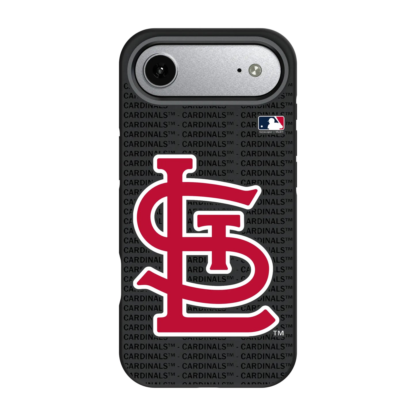 St Louis Cardinals Text Backdrop Bump Phone Case for Apple iPhone