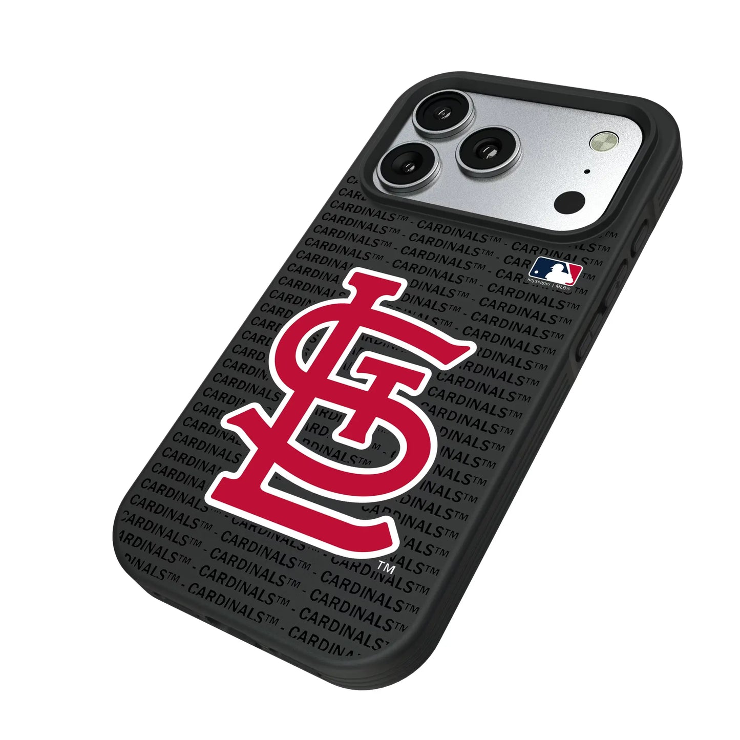 St Louis Cardinals Text Backdrop Bump Phone Case for Apple iPhone