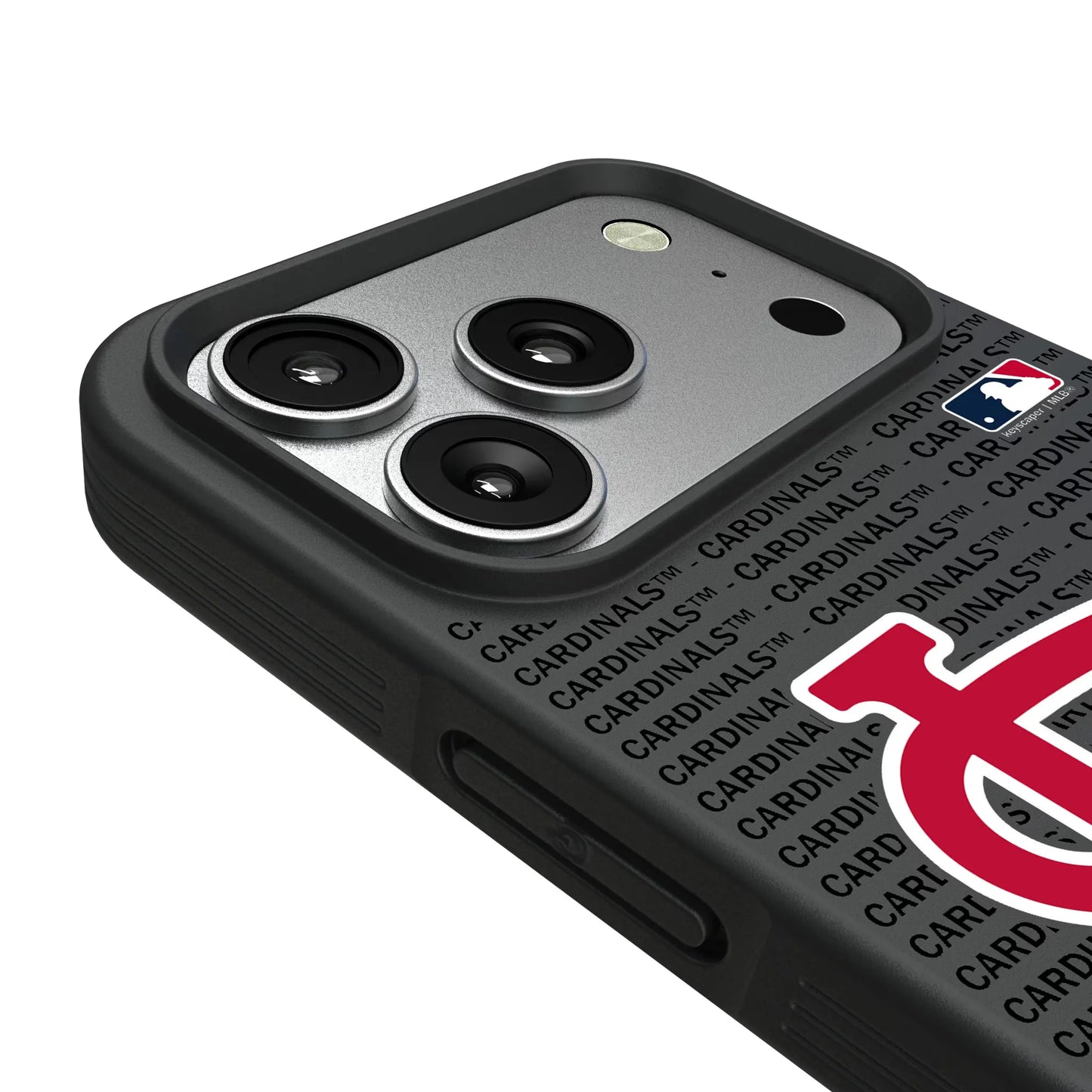 St Louis Cardinals Text Backdrop Bump Phone Case for Apple iPhone