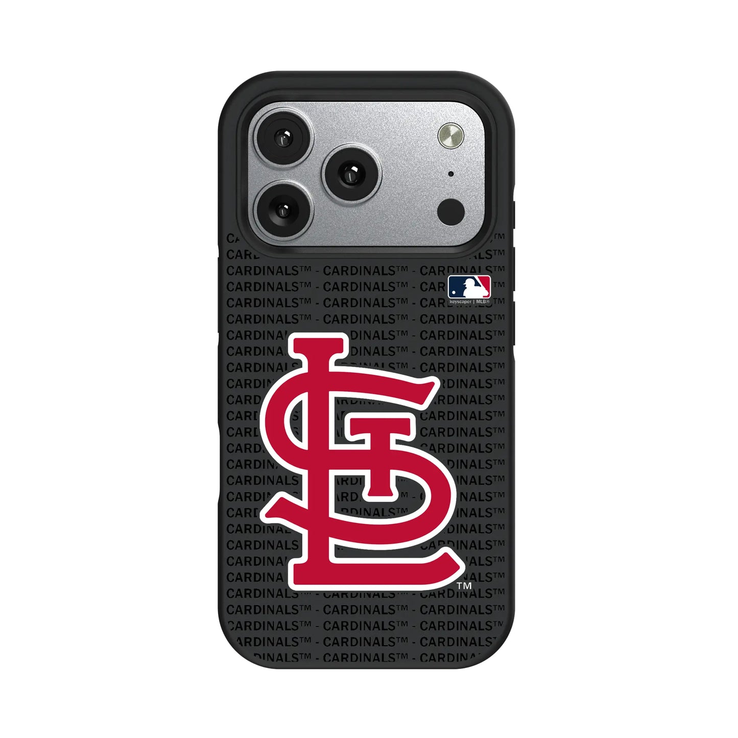 St Louis Cardinals Text Backdrop Bump Phone Case for Apple iPhone