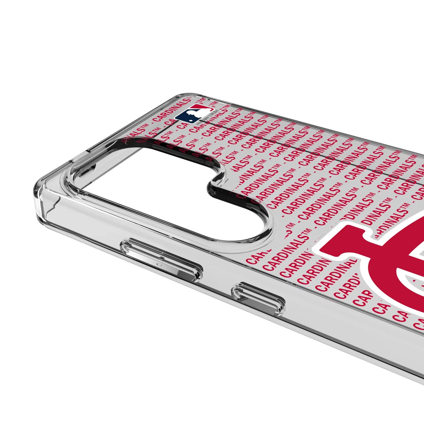 St Louis Cardinals Text Backdrop Clear Phone Case for Samsung Galaxy