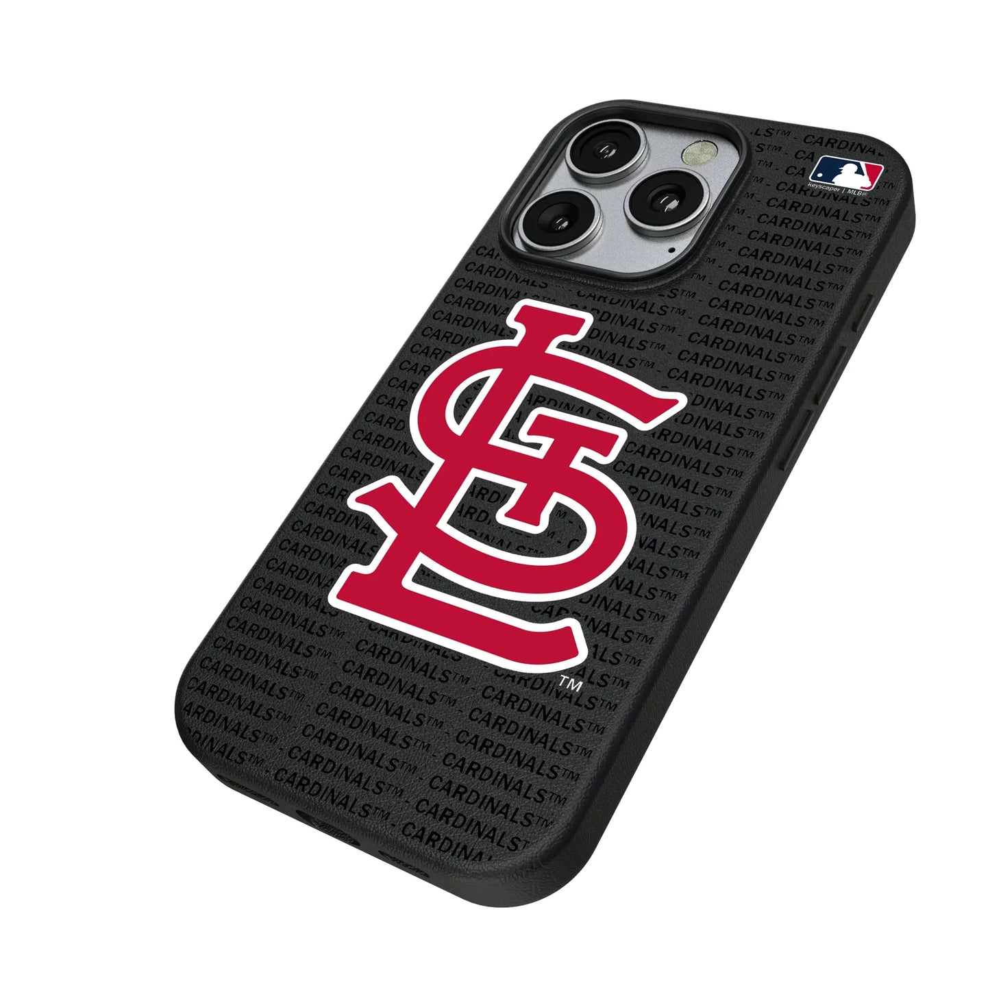 St Louis Cardinals Text Backdrop MagSafe Compatible Phone Case for Apple iPhone
