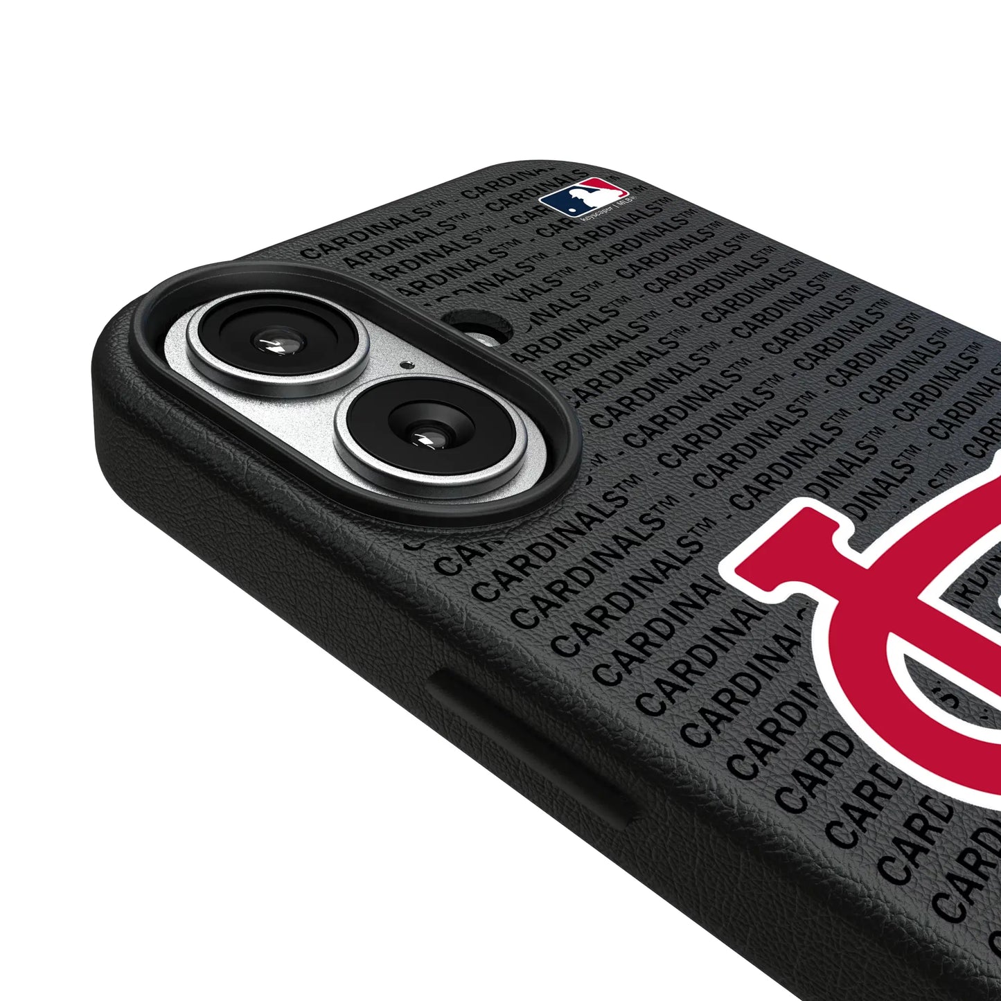 St Louis Cardinals Text Backdrop MagSafe Compatible Phone Case for Apple iPhone