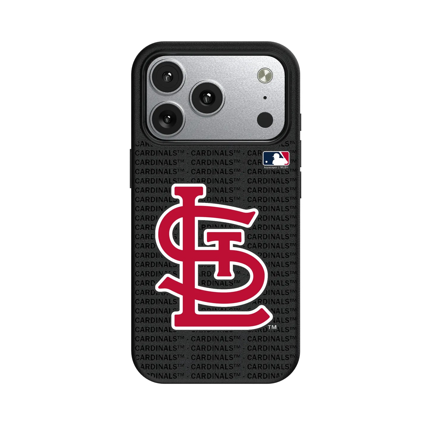 St Louis Cardinals Text Backdrop MagSafe Compatible Phone Case for Apple iPhone