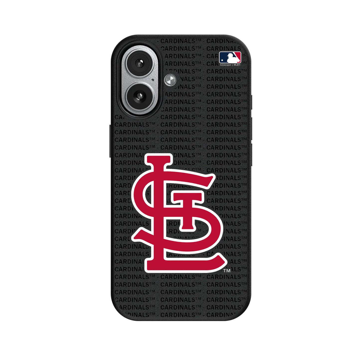 St Louis Cardinals Text Backdrop MagSafe Compatible Phone Case for Apple iPhone