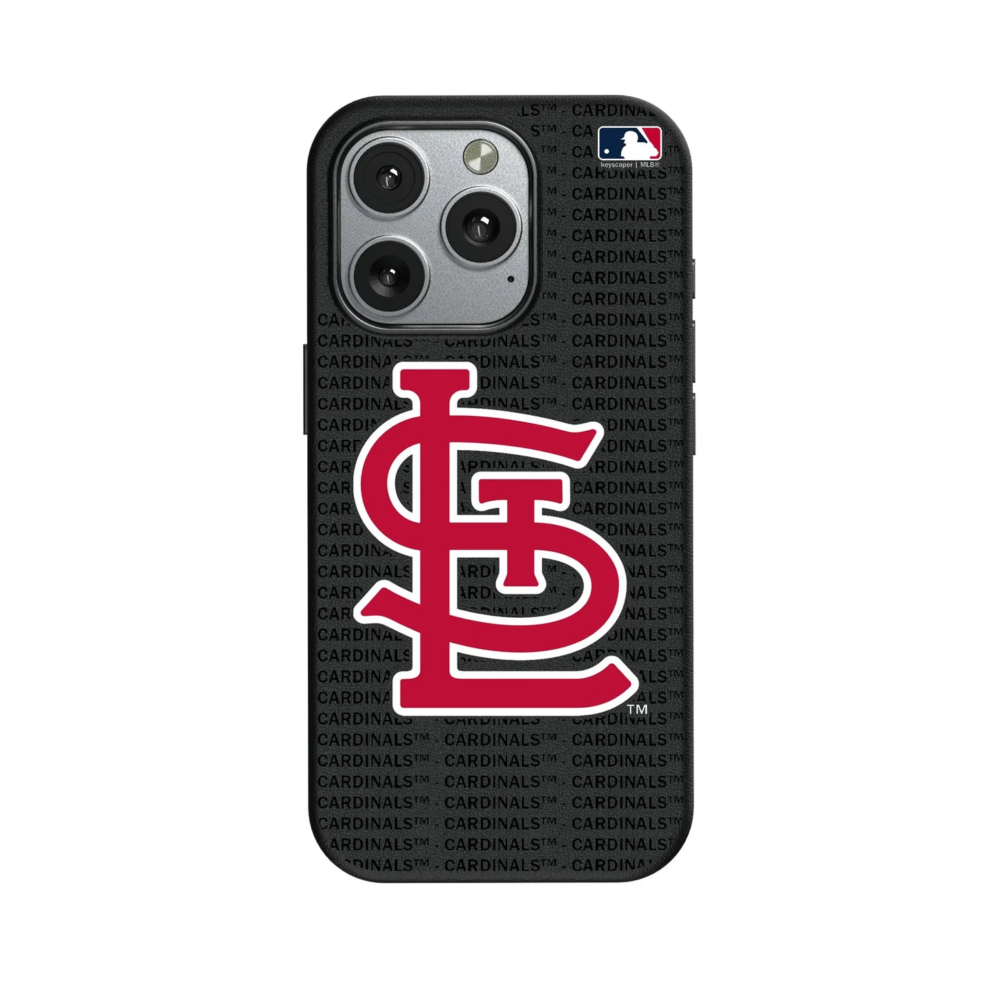 St Louis Cardinals Text Backdrop MagSafe Compatible Phone Case for Apple iPhone