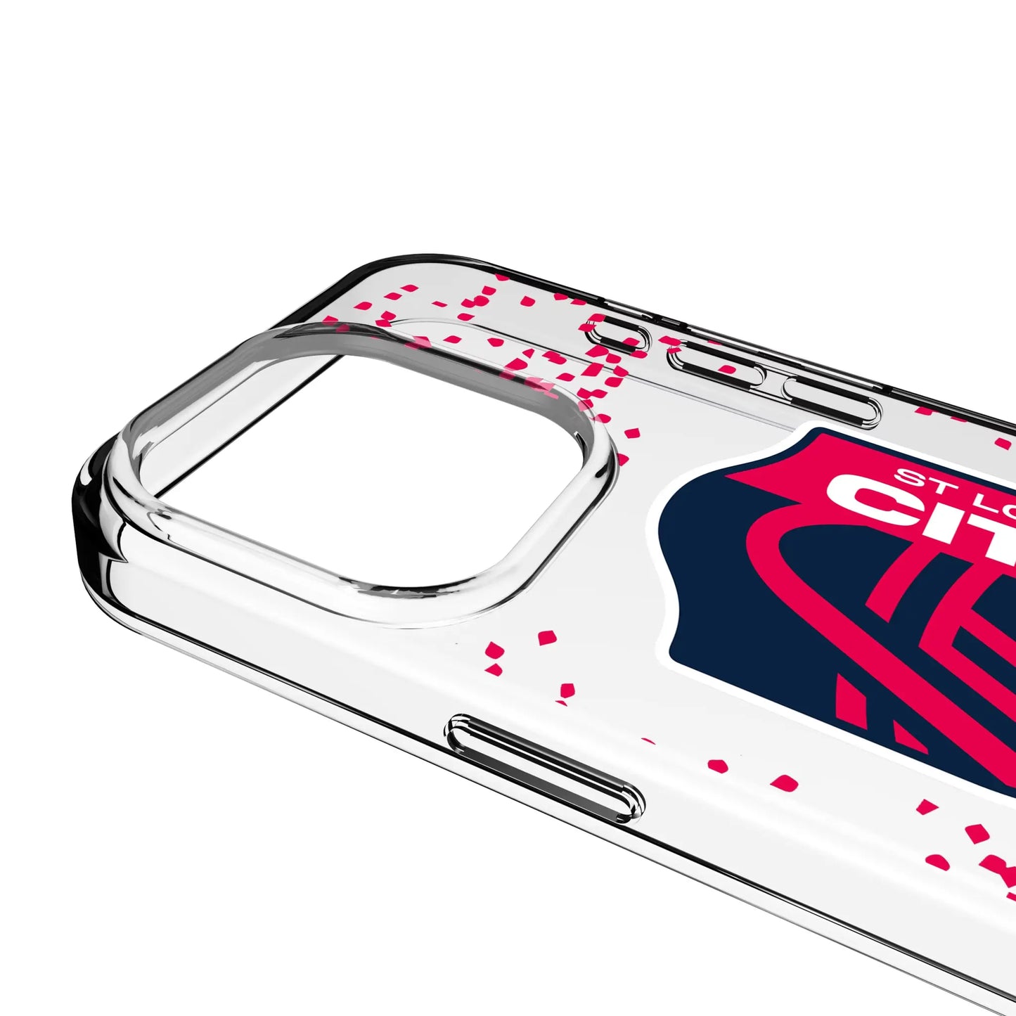 St. Louis CITY SC Confetti Clear Phone Case for Apple iPhone
