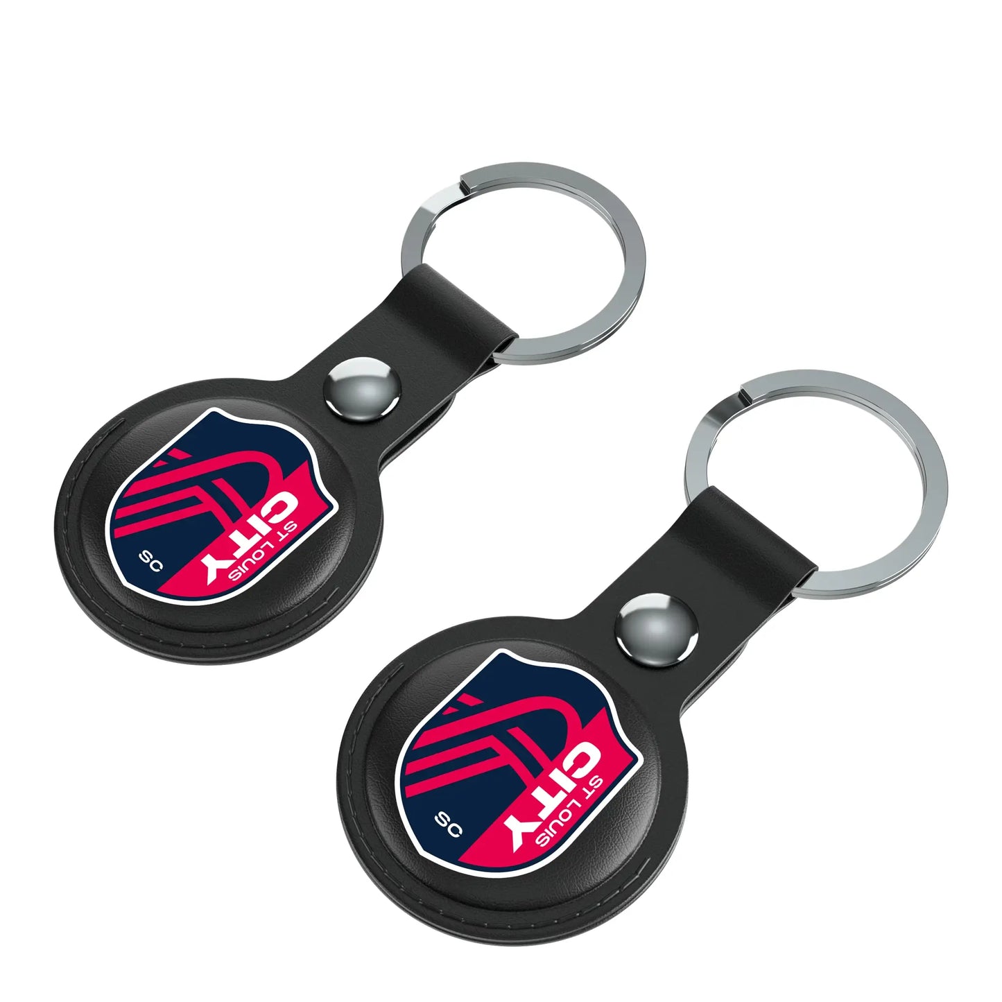 St. Louis CITY SC Insignia Black Airtag Holder 2-Pack