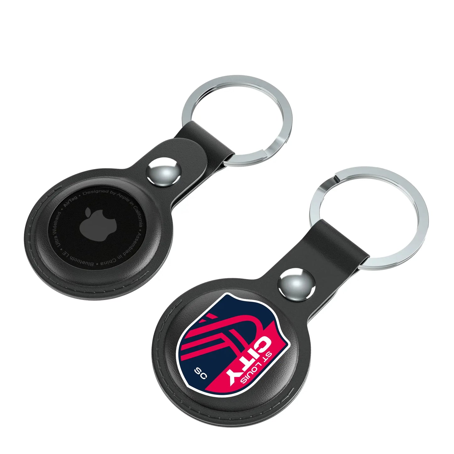 St. Louis CITY SC Insignia Black Airtag Holder 2-Pack