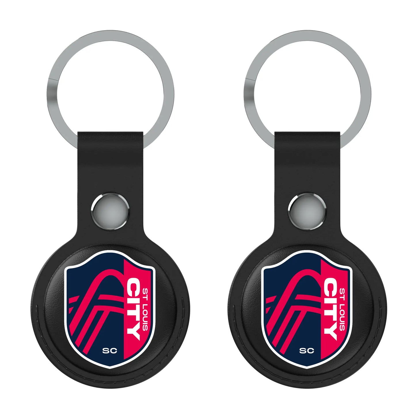 St. Louis CITY SC Insignia Black Airtag Holder 2-Pack