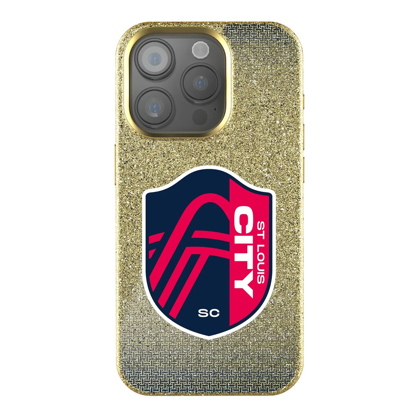 St. Louis CITY SC Linen Bling Phone Case for Apple iPhone