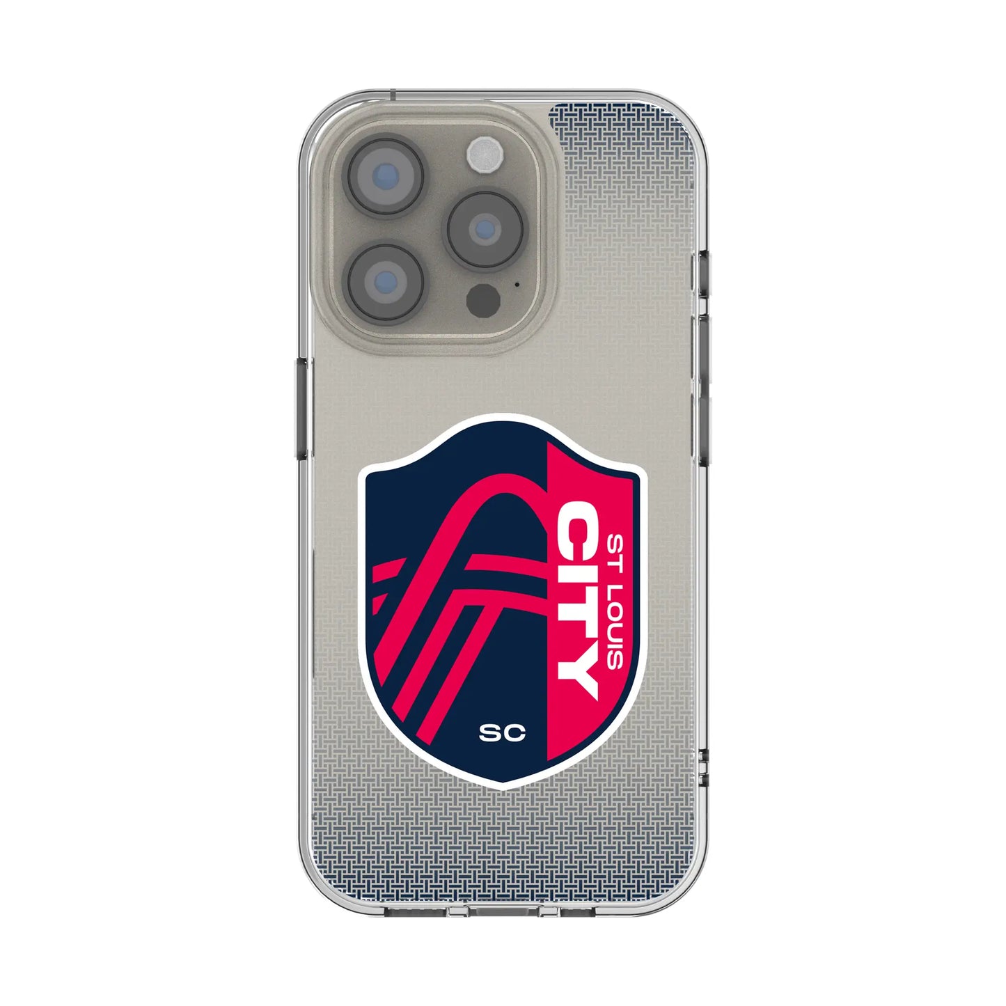 St. Louis CITY SC Linen Clear Phone Case for Apple iPhone