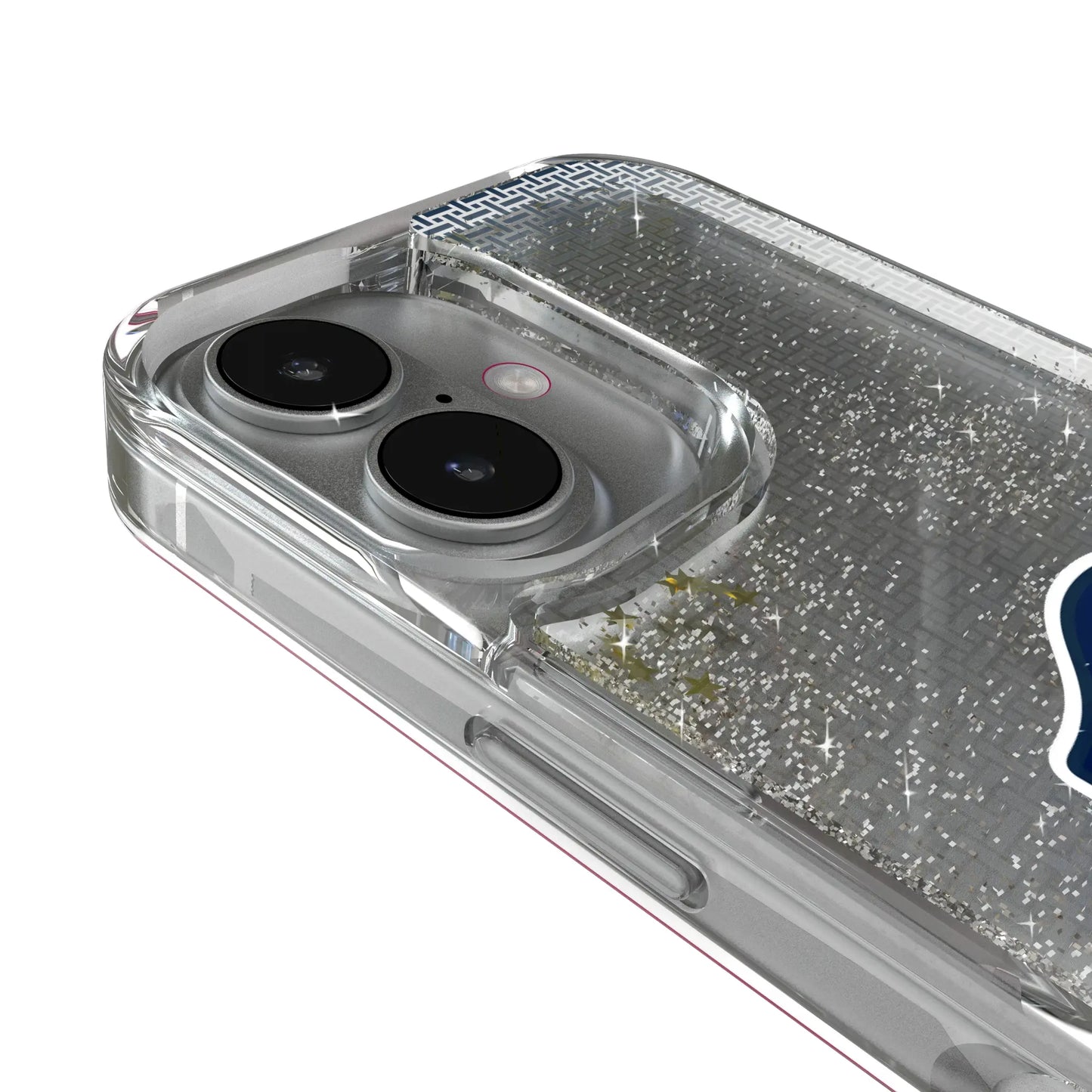 St. Louis CITY SC Linen Glitter Phone Case for Apple iPhone