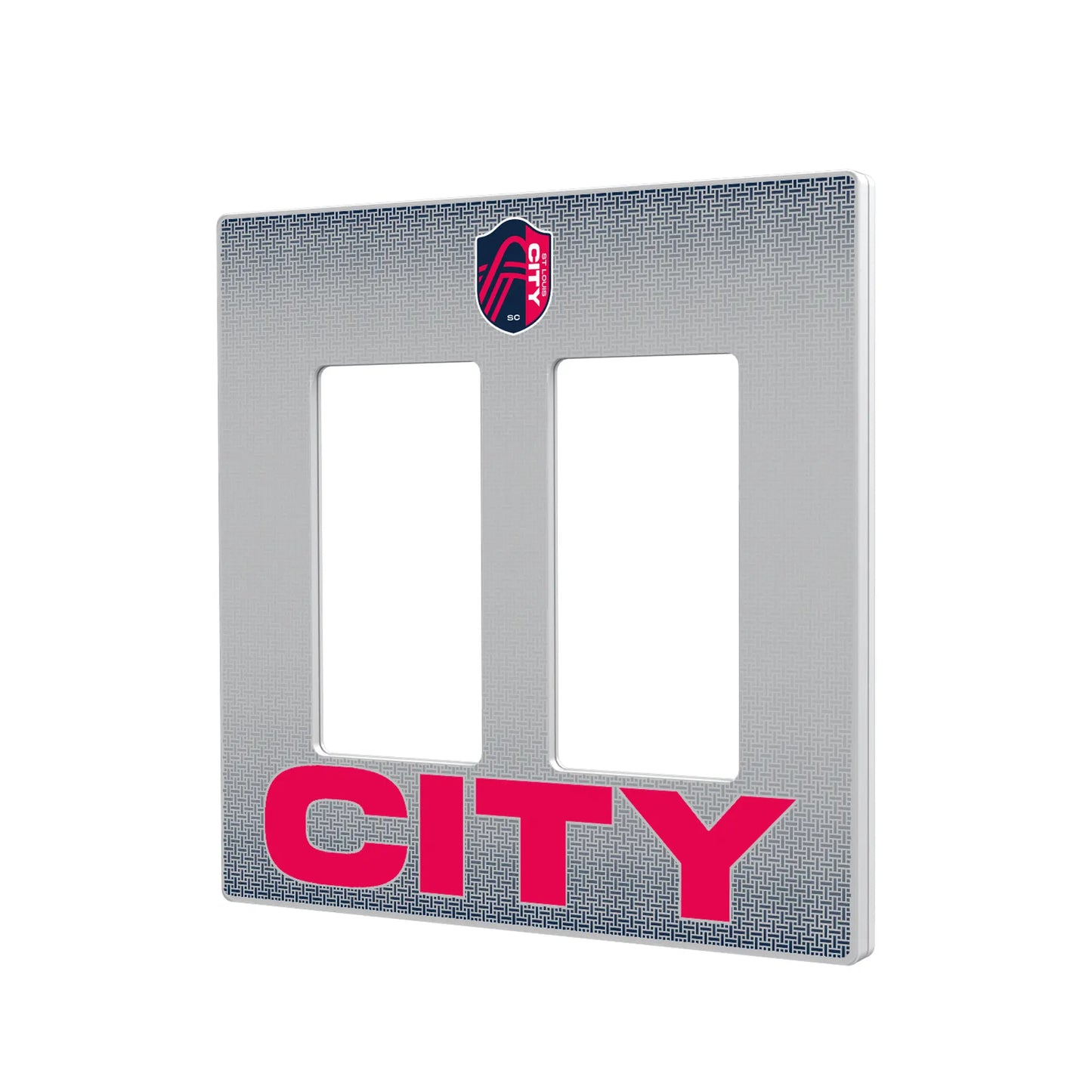 St. Louis CITY SC Linen Hidden-Screw Light Switch Plate