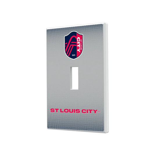 St. Louis CITY SC Linen Hidden-Screw Light Switch Plate