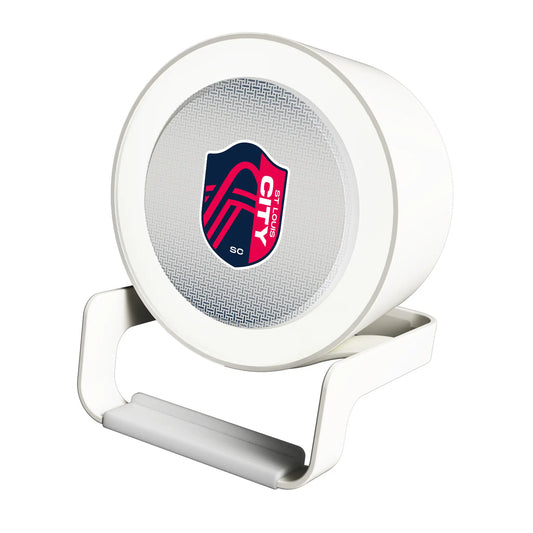 St. Louis CITY SC Linen Night Light Charger and Bluetooth Speaker